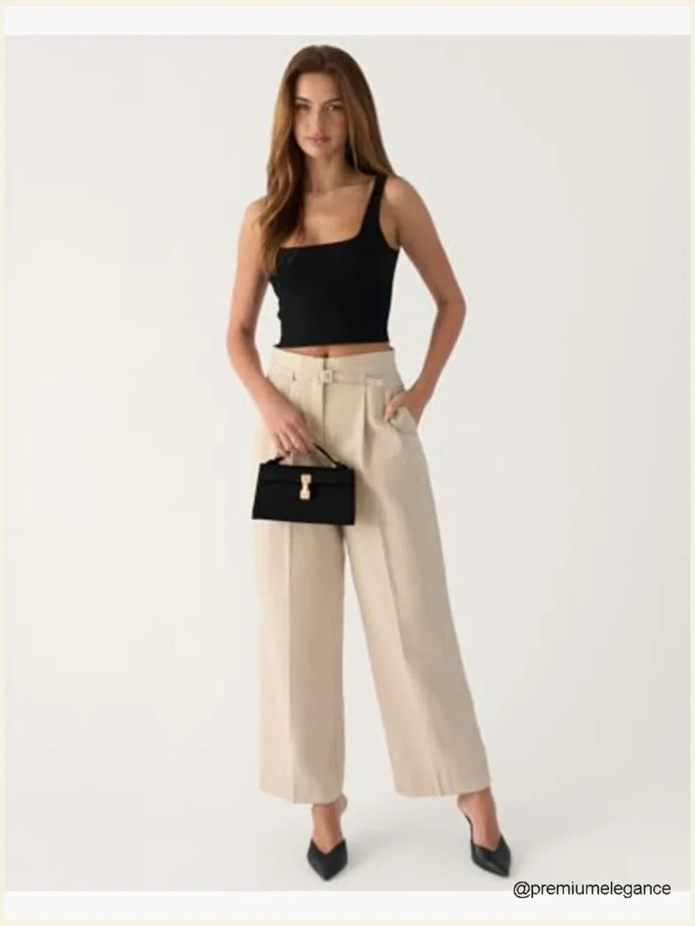 Small Vegan Leather Clutch Purse with Detachable Crossbody Strap - 3-in-1